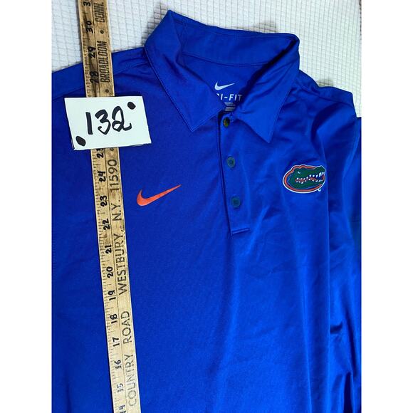 Nike Elite University Of Florida Gators Basketball patch Dri-Fit Polo Shirt S - Picture 2 of 9